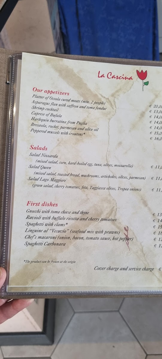 Menu Ristorante La Cascina-5