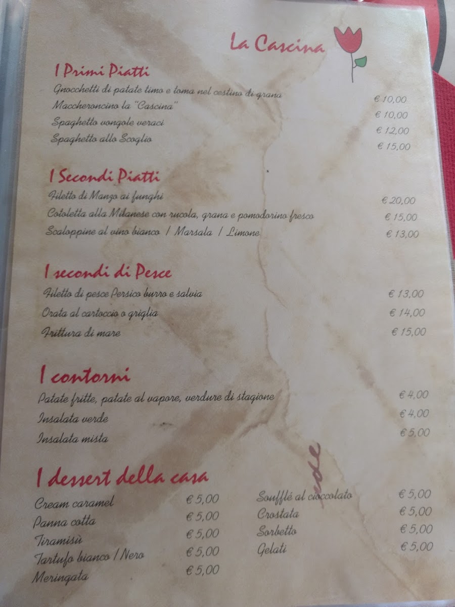 Menu Ristorante La Cascina-6