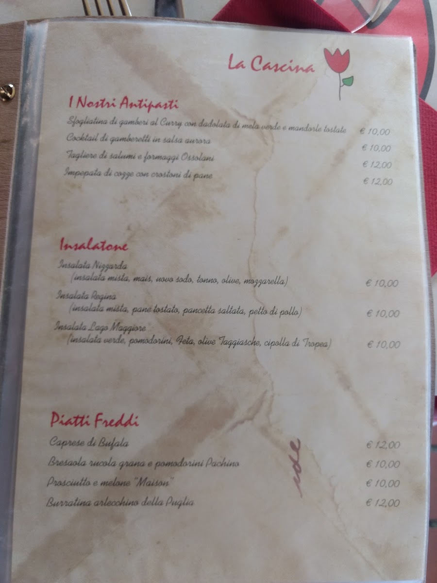 Menu Ristorante La Cascina-7